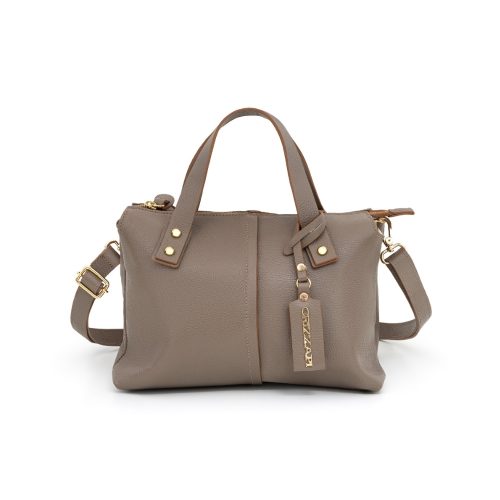 Bolsa Tiracolo Com Dois Foles | CR-965 - Taupe