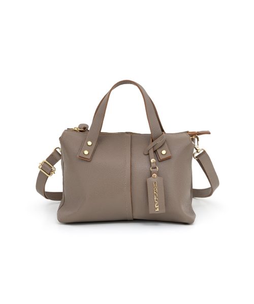 Bolsa Tiracolo Com Dois Foles | CR-965 - Taupe
