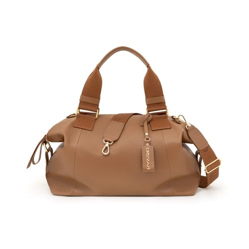 Bolsa Tote Couro Alça Ombro Grande | CR-1154 - Caramelo