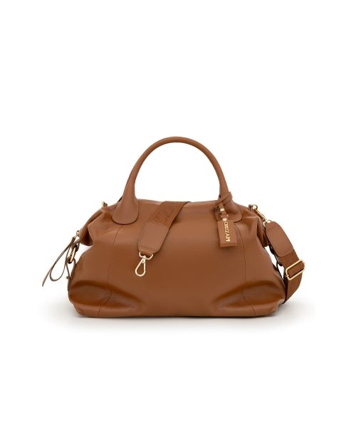 Bolsa Tote Ícone Couro | CR-231 - Caramelo