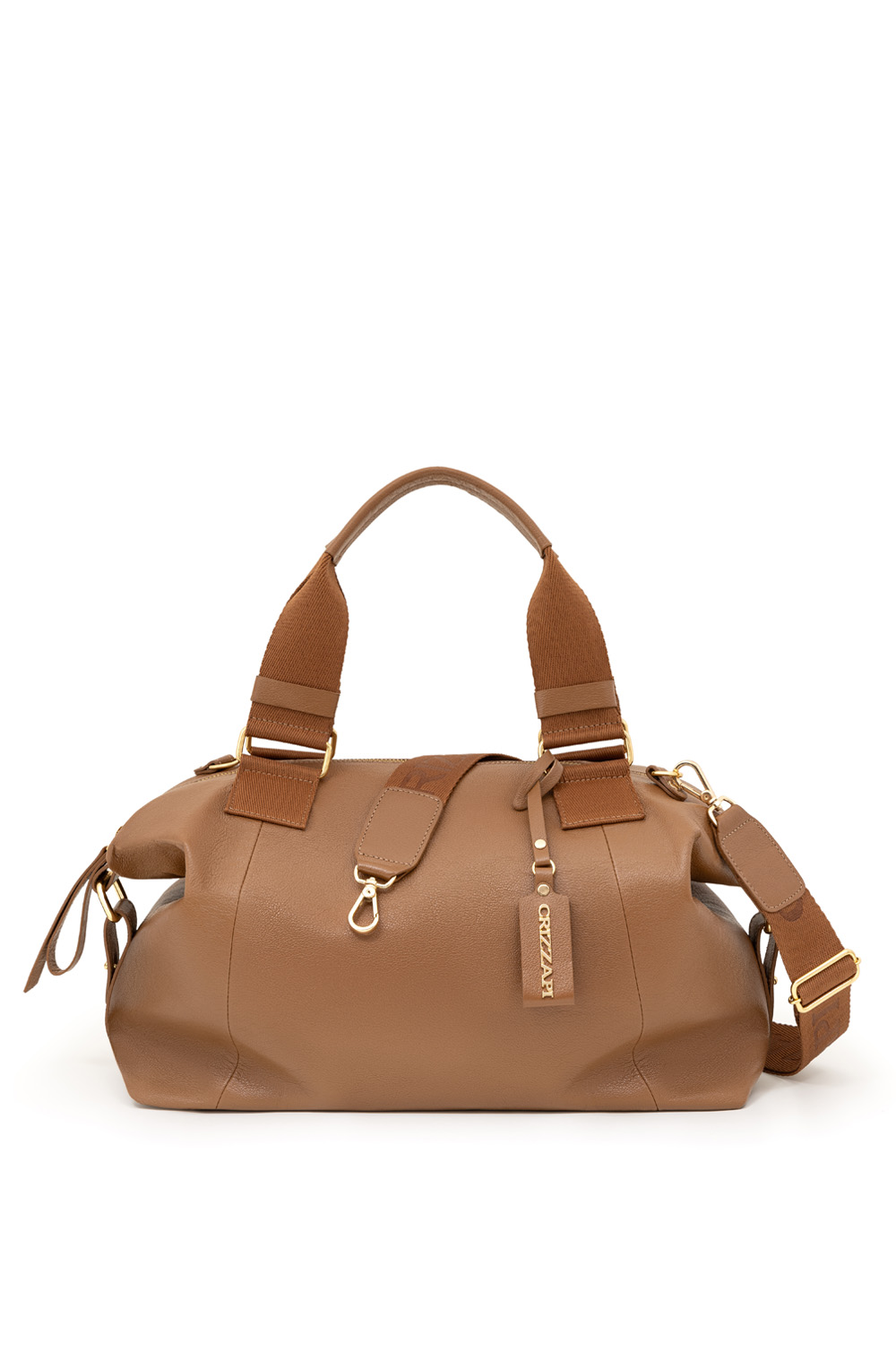 bolsa-de-couro-caramelo-tote-grande-alça-ombro-crizzapi-cr-1154-frente