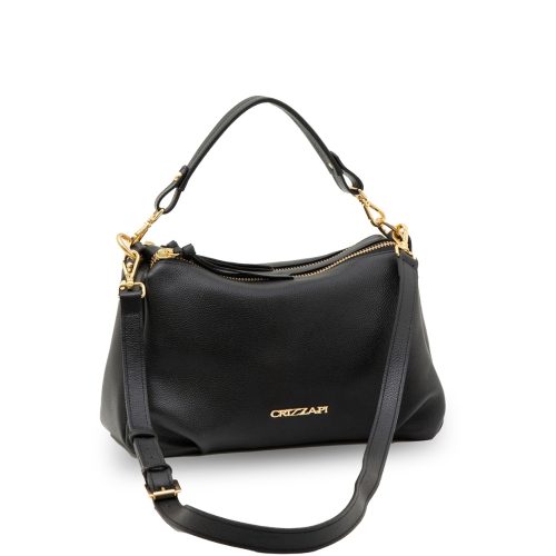 Bolsa Baguette Tiracolo Com Alça Ombro | CR-11235 - Preta