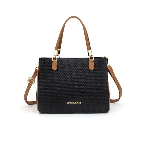 Bolsa Tiracolo Com Compartimento E Alças Flexíveis | CR-597 - Preta