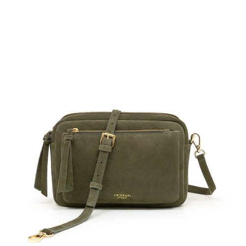 Bolsa Verde em Camurça | CR-11310