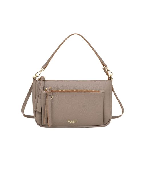 Bolsa Tiracolo Clutch Alça Ombro | CR-11311 - Taupe