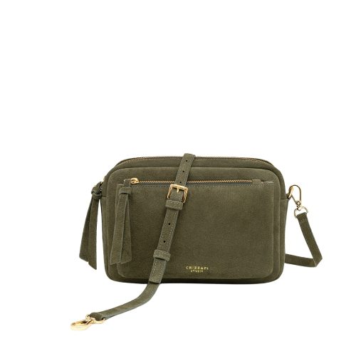 Bolsa Verde em Camurça | CR-11310