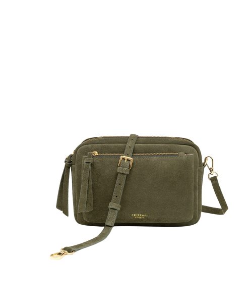 Bolsa Verde em Camurça | CR-11310