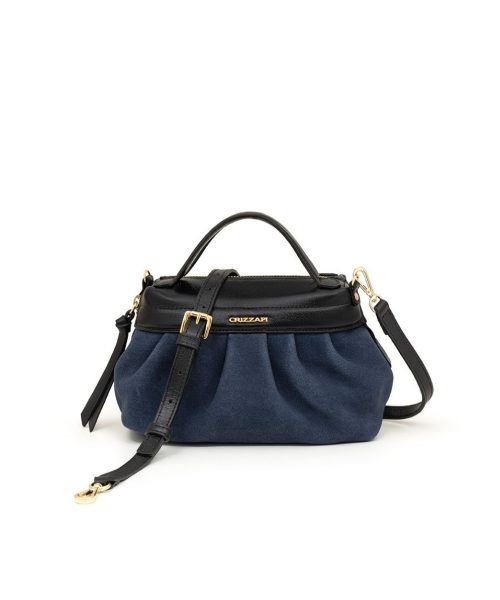 Bolsa Pequena Tiracolo | CR-11344 - Camurça Azul