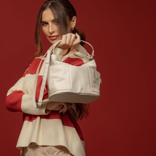 Bolsa Tiracolo Com Alça Antebraço | CR-928 - Off White