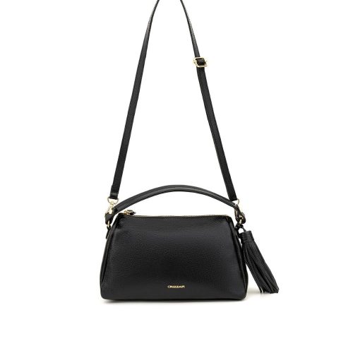 Bolsa Pequena Tiracolo em Couro Legitimo | CR-920 - Preto