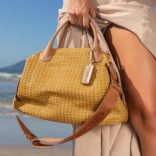 Bolsa Tote Trama | CR-231 - Mostarda