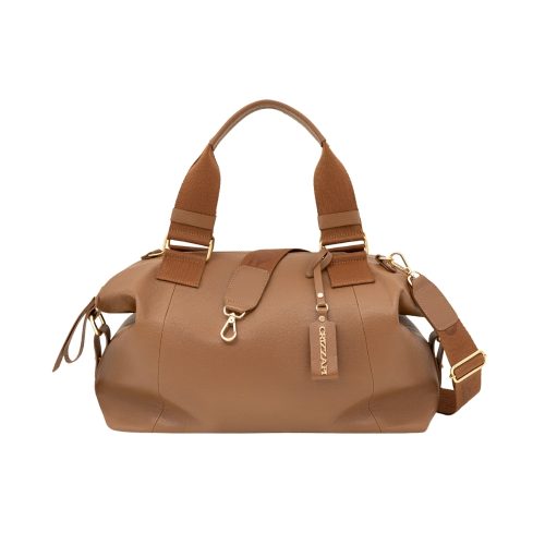 Bolsa Tote Média Alça Ombro Couro | CR-1155 - Caramelo