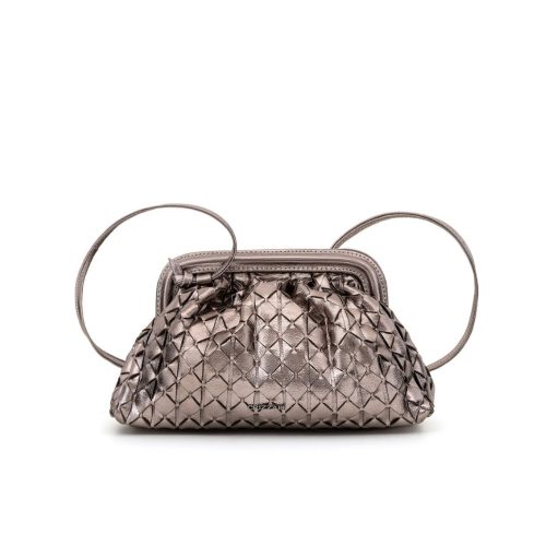 Bolsa Tiracolo Clutch Tressê Manual | CR-1111 - Ônix