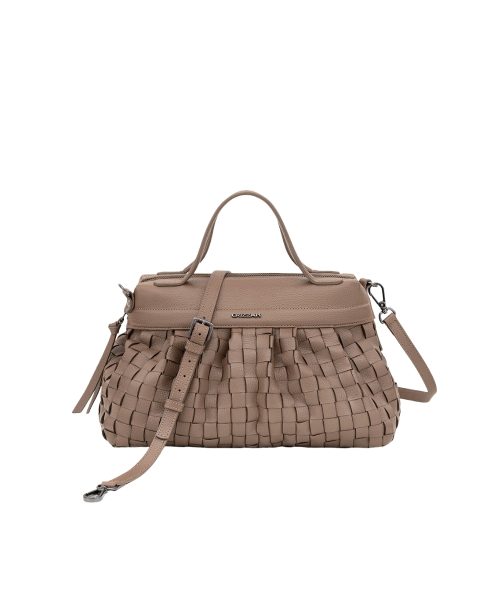 Bolsa Tiracolo Tresse Média | CR-11335 - Taupe