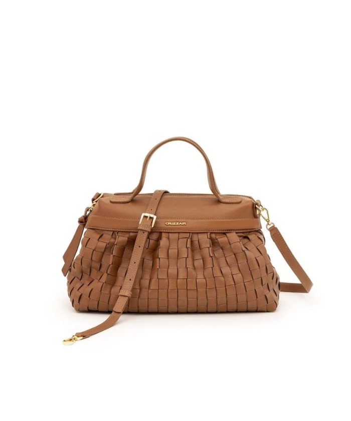 Bolsa Tiracolo Tresse Média | CR-11335 - Caramelo - CRIZZAPI BOLSAS