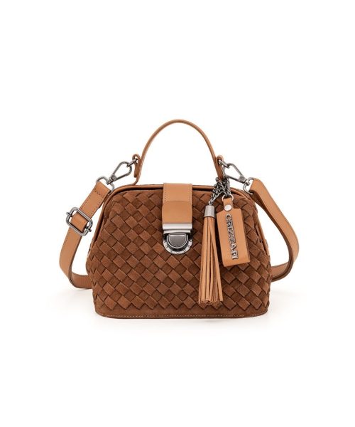 Doctor's Bag Tiracolo Tresse Manual | CR-708 - Camurça Caramelo