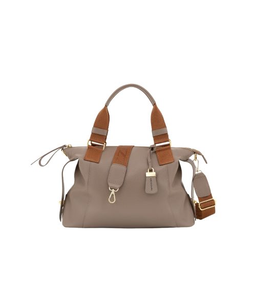 Bolsa Tote Alça Ombro Com Divisórias | CR-1161 - Taupe