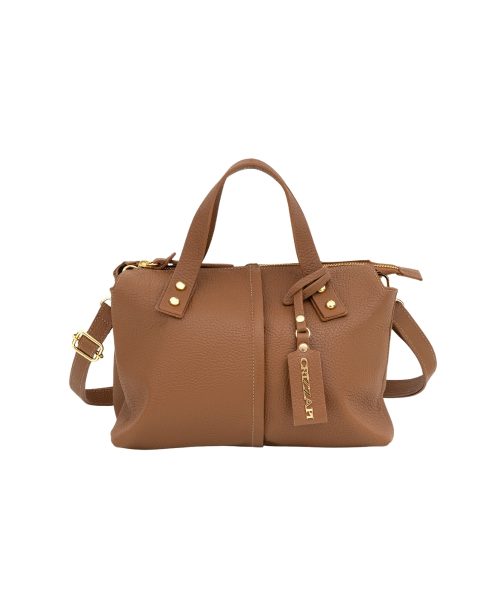 Bolsa Tiracolo Com Dois Foles | CR-965 - Caramelo