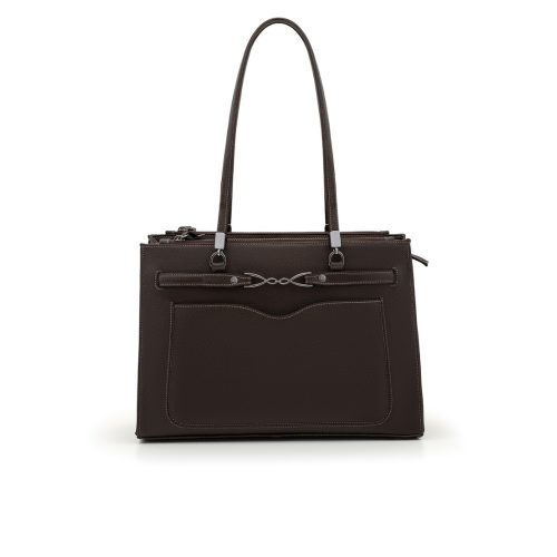 Bolsa Tote Com Alça Ombro e Inúmeros Compartimentos | CR-11351 - Café