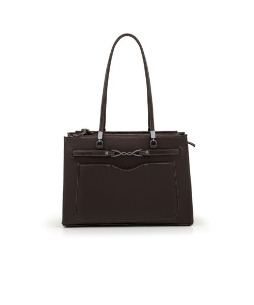 Bolsa Tote Com Alça Ombro e Inúmeros Compartimentos | CR-11351 - Café