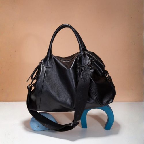 Bolsa Tote Ícone Couro | CR-231 - Preta