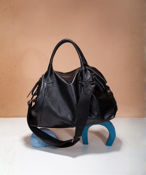 Bolsa Tote Ícone Couro | CR-231 - Preta