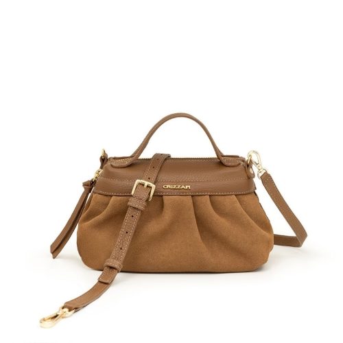 Bolsa Pequena Tiracolo | CR-11344 - Camurça Doce de Leite