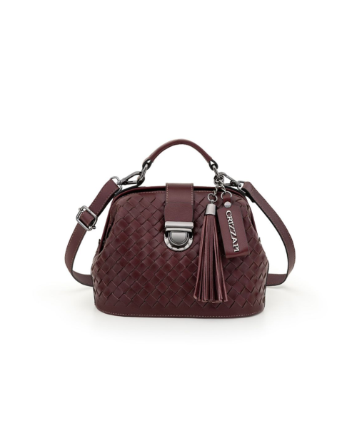 Doctor's Bag Tiracolo Tresse Manual | CR-708 - Bordô