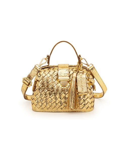 Doctor's Bag Tiracolo Tresse Manual | CR-708 - Ouro