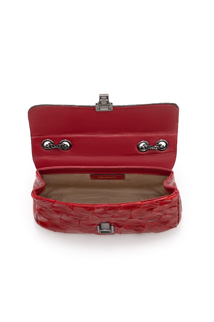 Good condition Circus19-20 model 153, 美品 Bolsa em Couro Pirarucu | CR-11389 | Off White - CRIZZAPI BOLSAS