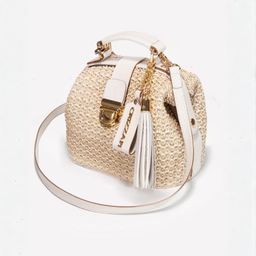 Doctor's Bag Tiracolo Trama | CR-708 - Marfim