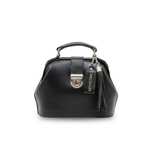 Doctor’s Bag Tiracolo Couro | CR-708 – Preta