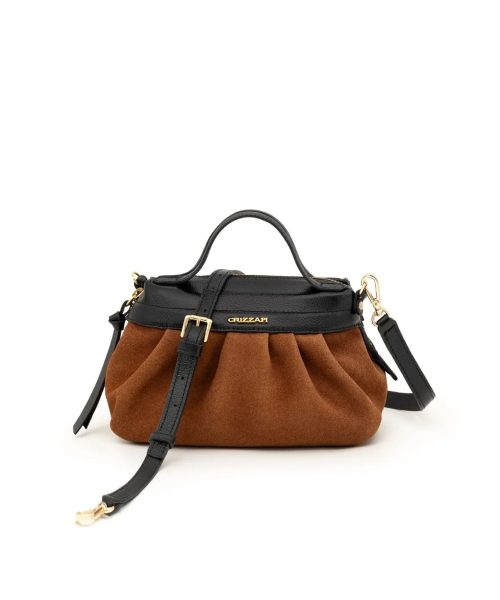 Bolsa Pequena Tiracolo | CR-11344 - Camurça Conhaque