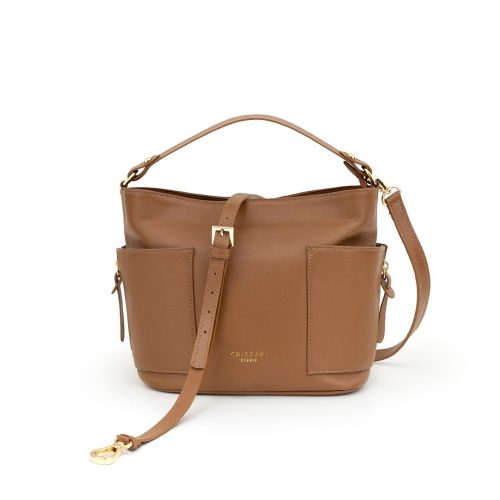 Bolsa Tiracolo Com Alça Antebraço | CR-928 - Caramelo