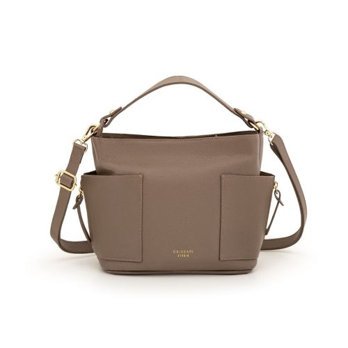 Bolsa Tiracolo Com Alça Antebraço | CR-928 - Taupe