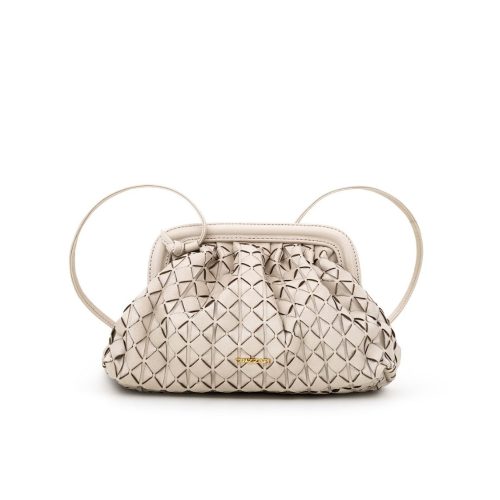 Bolsa Tiracolo Clutch Tressê Manual | CR-1111 - Off White