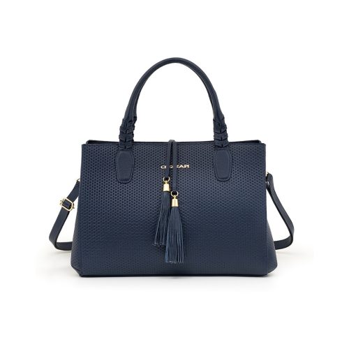 Bolsa Tote Grande em Couro | CR-792 - Azul