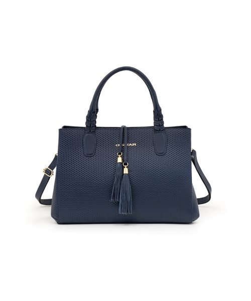 Bolsa Tote Grande em Couro | CR-792 - Azul