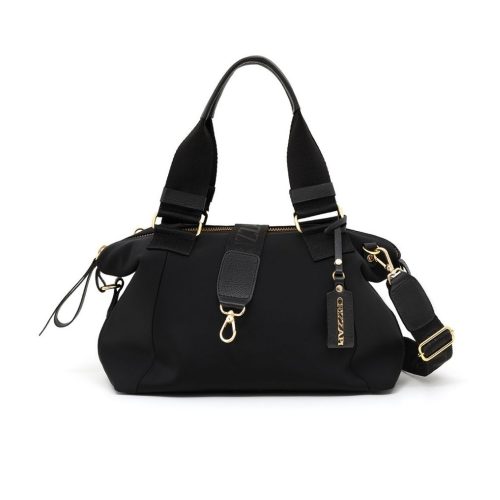 Bolsa Tote Média Alça Ombro Nylon Preto | CR-1155 - Preta