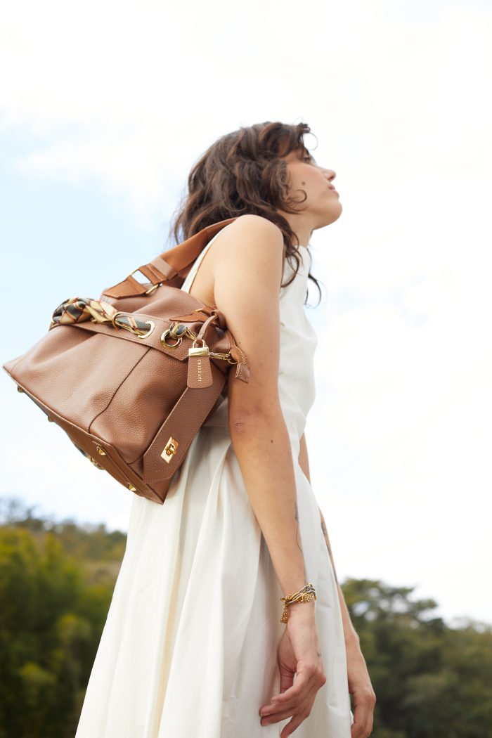バッグ Caristyle Bolsa Tote Alça Ombro Com Divisórias | CR-1161 - Cinza - CRIZZAPI