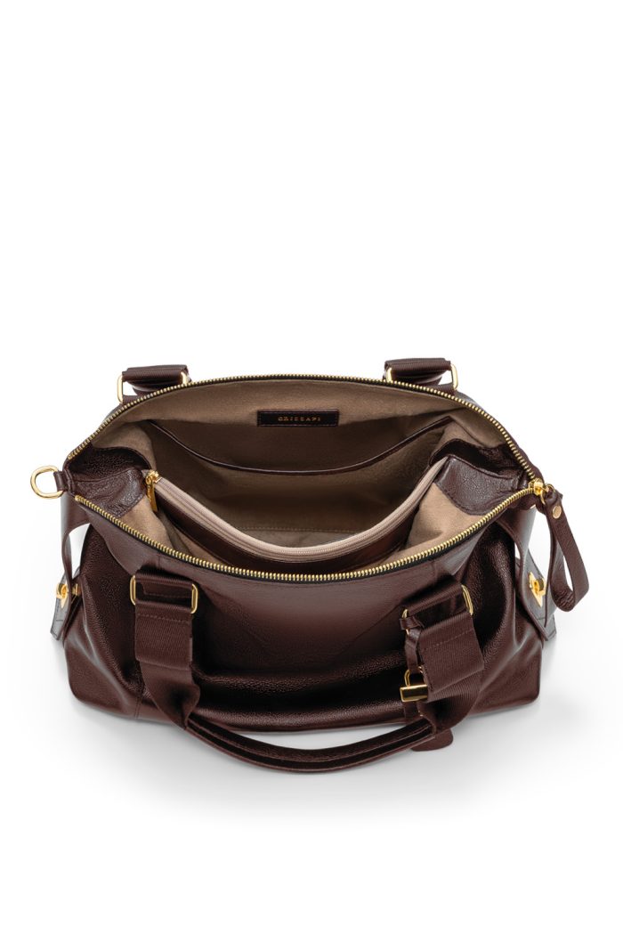 Bolsa Tote Alça Ombro Com Divisórias | CR-1161 - Dark Brown