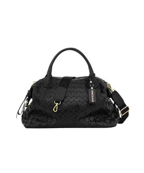 Bolsa Tote Tressê Manual Couro | CR-231 - Preta