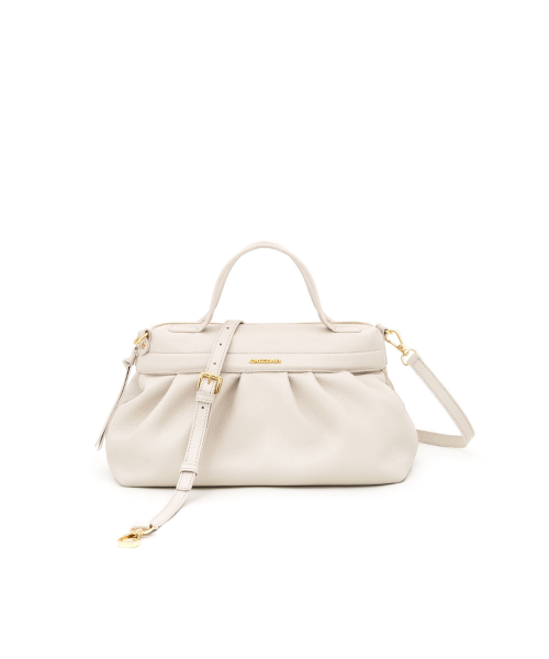 Bolsa Low and Light em Couro Liso | CR-11335 - Off White