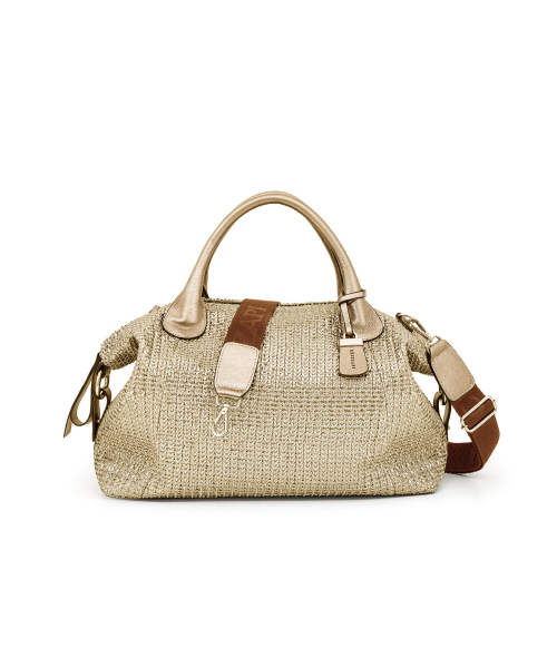 Bolsa Tote Ícone Trama | CR-231 - Ouro
